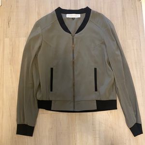 Silk Bomber Jacket
